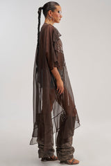 INDIO VIBES TIE FRONT CARDIGAN