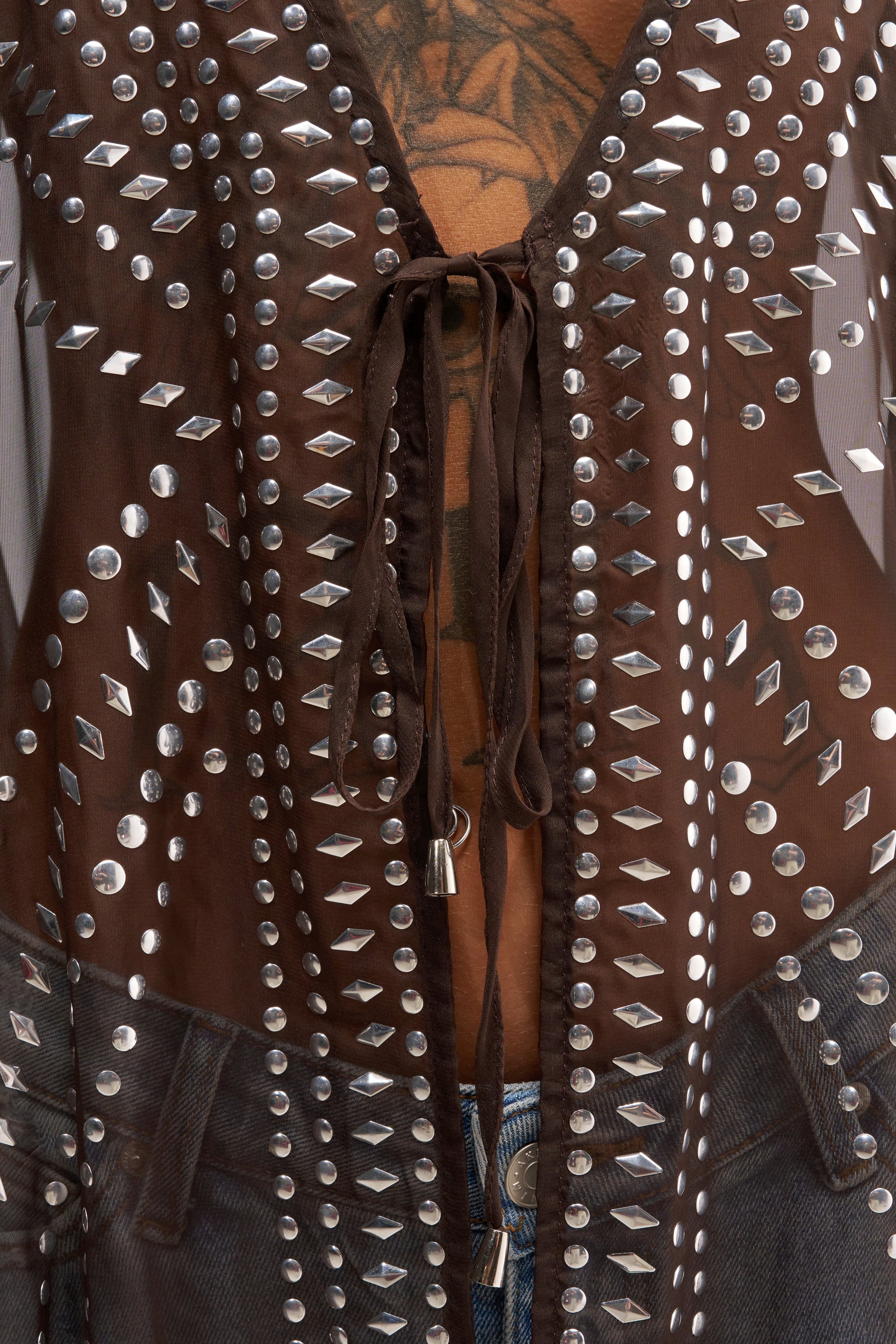 INDIO VIBES TIE FRONT CARDIGAN