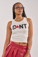 CNTY LACE UP TANK