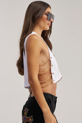 EMOTIONAL GANGSTER CHAIN DETAIL TANK