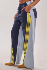 HEADS UP DENIM WIDE LEG JOGGER IN NAVY