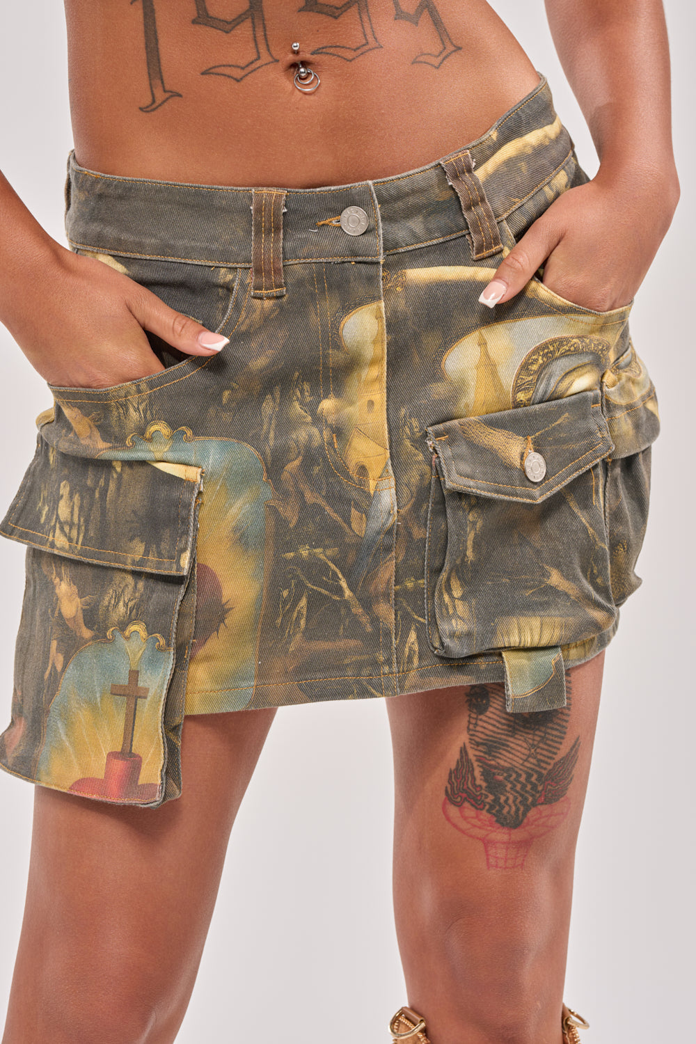 AMEN TO THAT MINI SKIRT