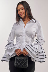 BUSINESS ONLY BUTTON DOWN IN WHITE