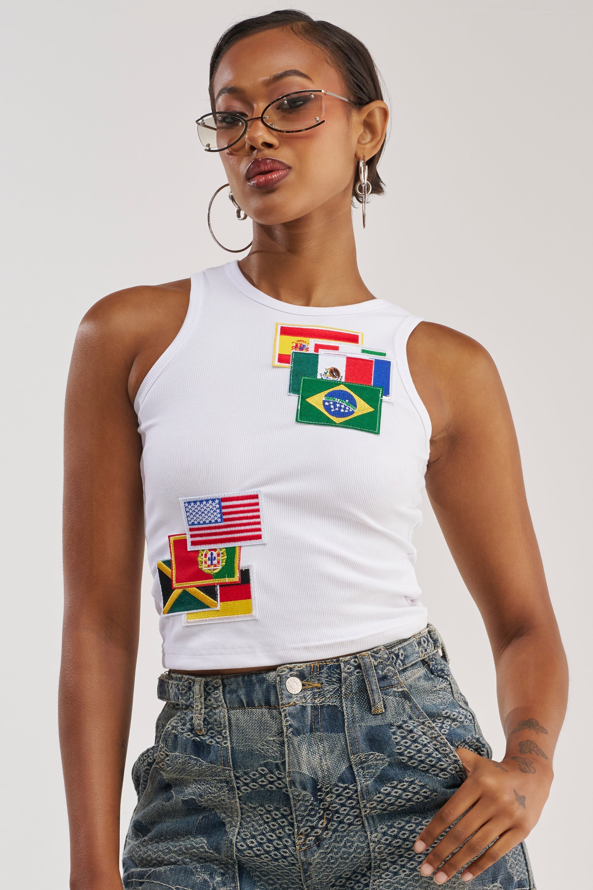 AROUND THE WORLD TANK TOP