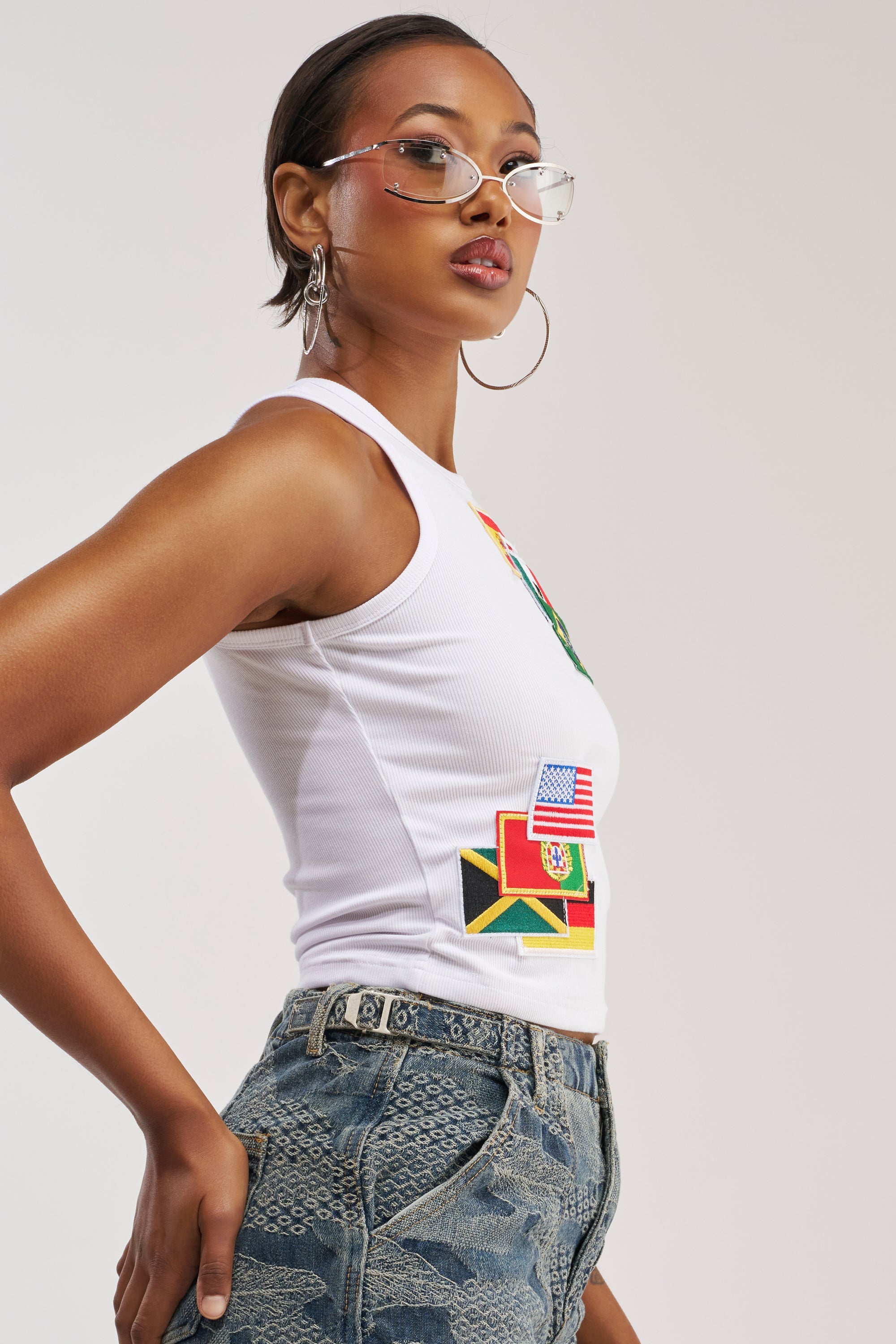 AROUND THE WORLD TANK TOP