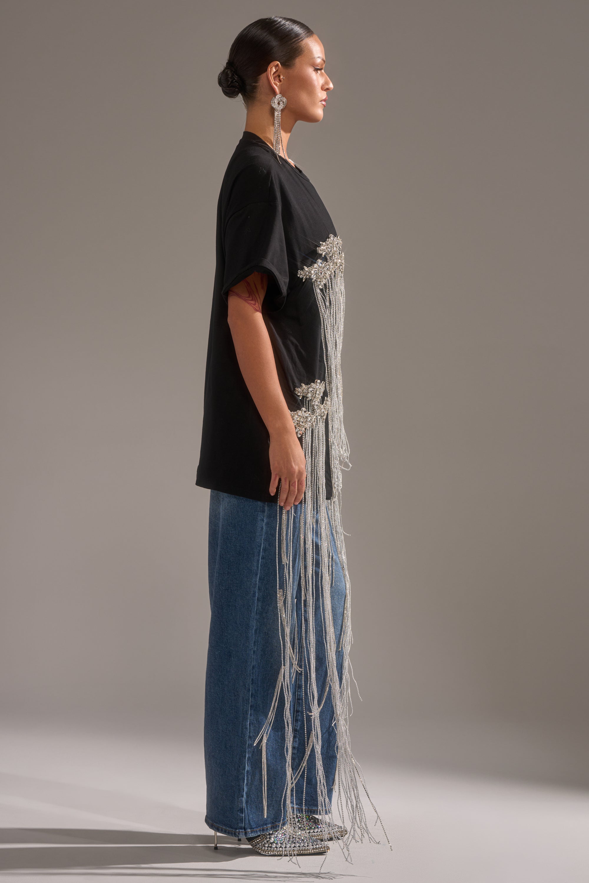 SPARKLING OVERSIZED TEE