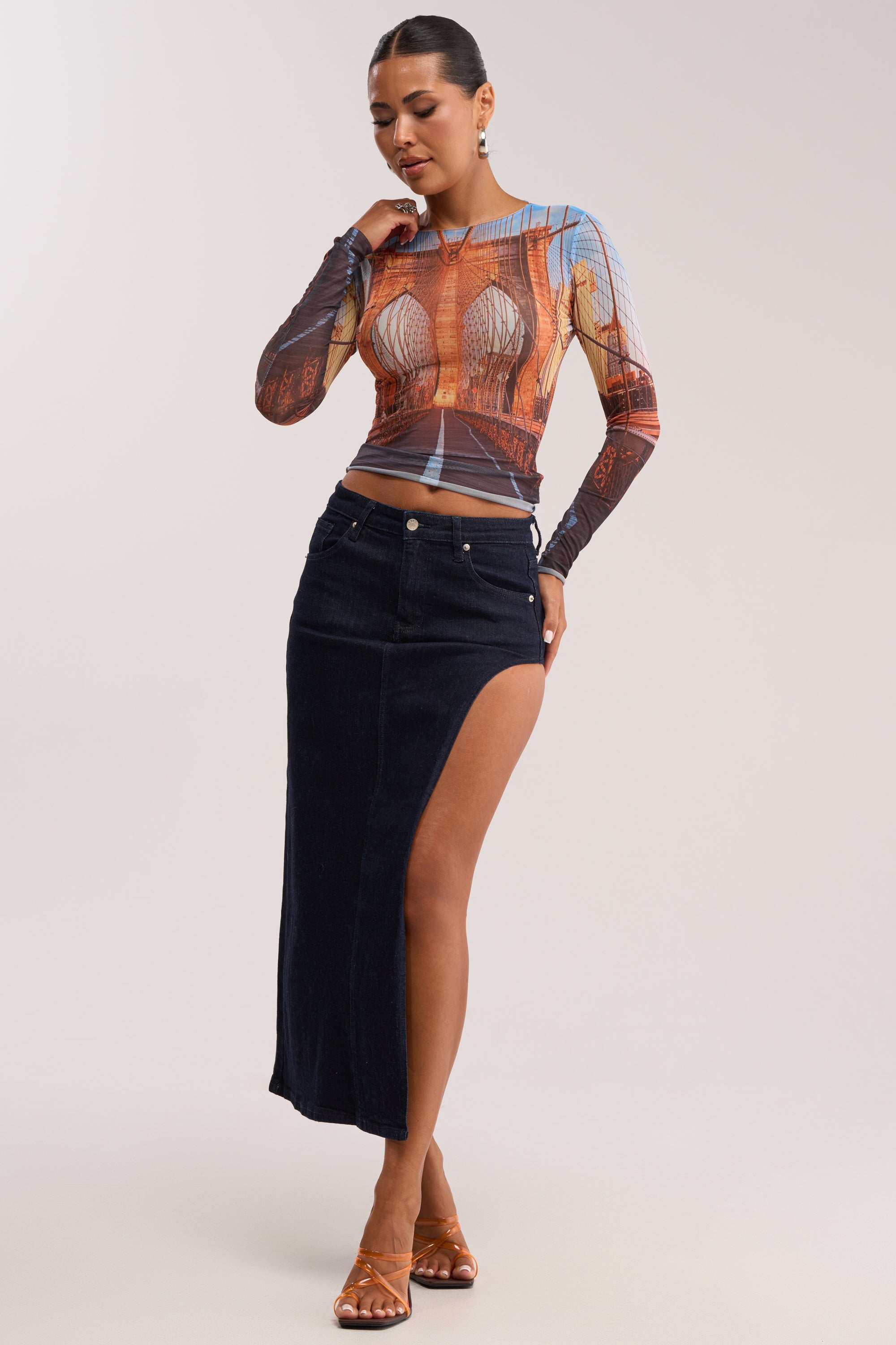 ROADTRIP MESH LONG SLEEVE TOP