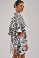 HOLIDAY BLING SEQUIN BLOUSE