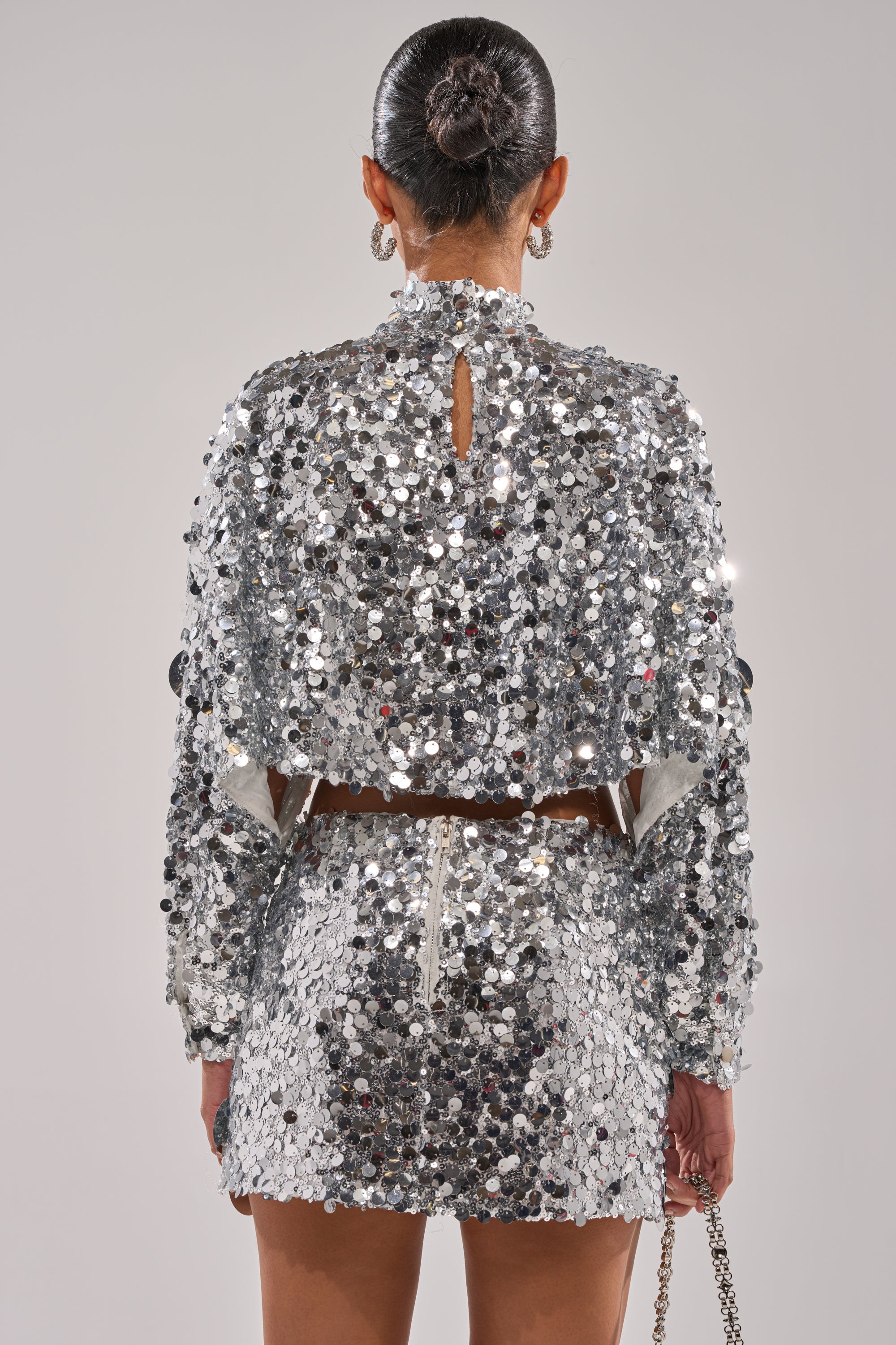 HOLIDAY BLING SEQUIN BLOUSE