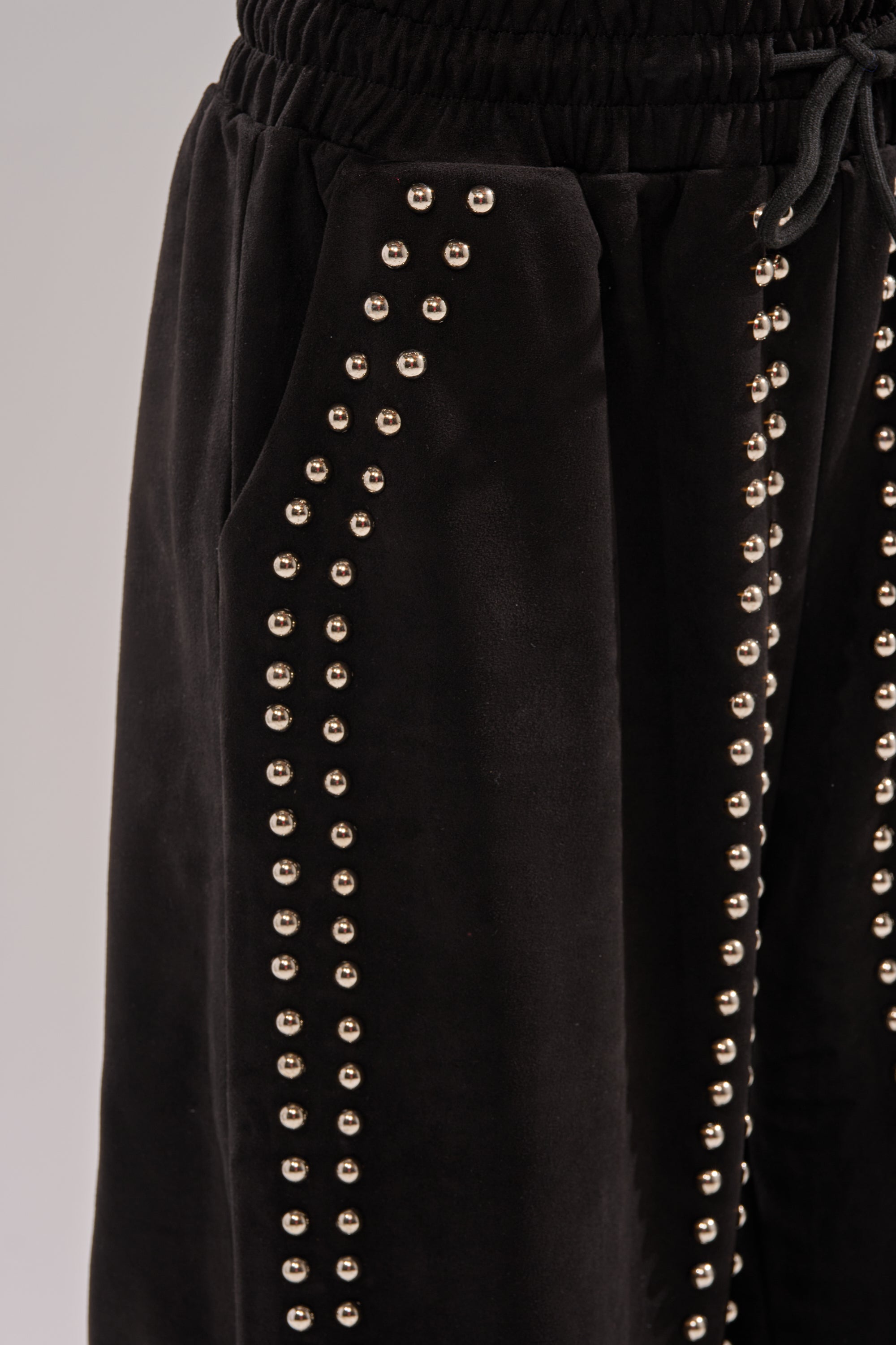 ASHLEY STUDDED WIDE LEG JOGGER