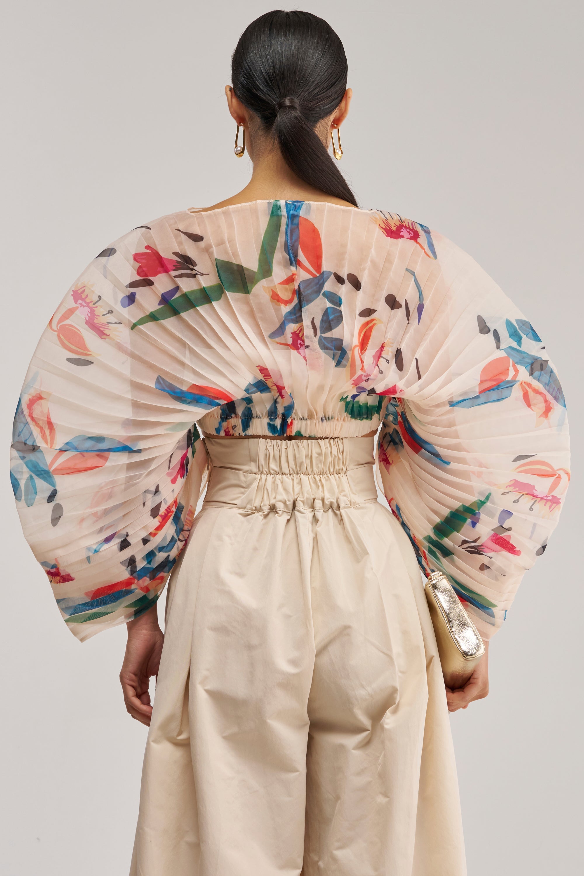 CANDY RAIN PLEATED BLOUSE