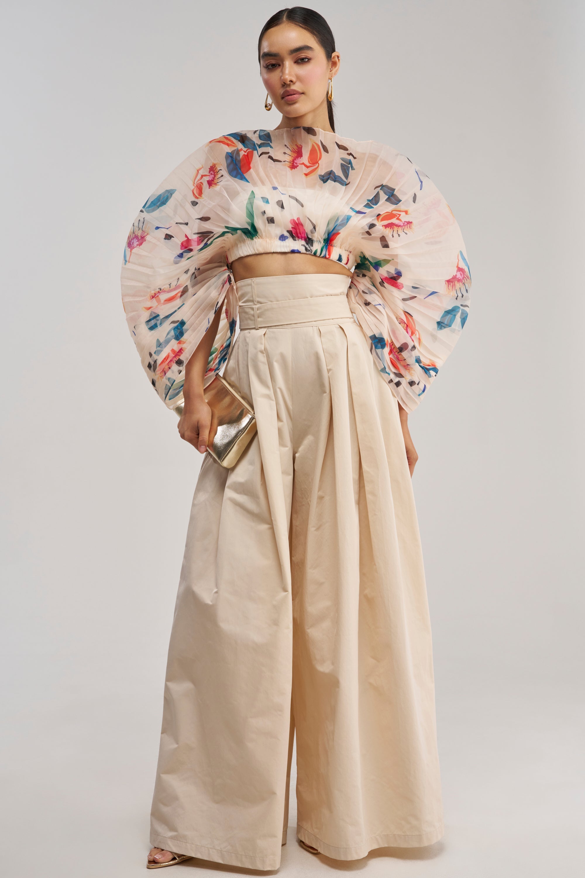 CANDY RAIN PLEATED BLOUSE