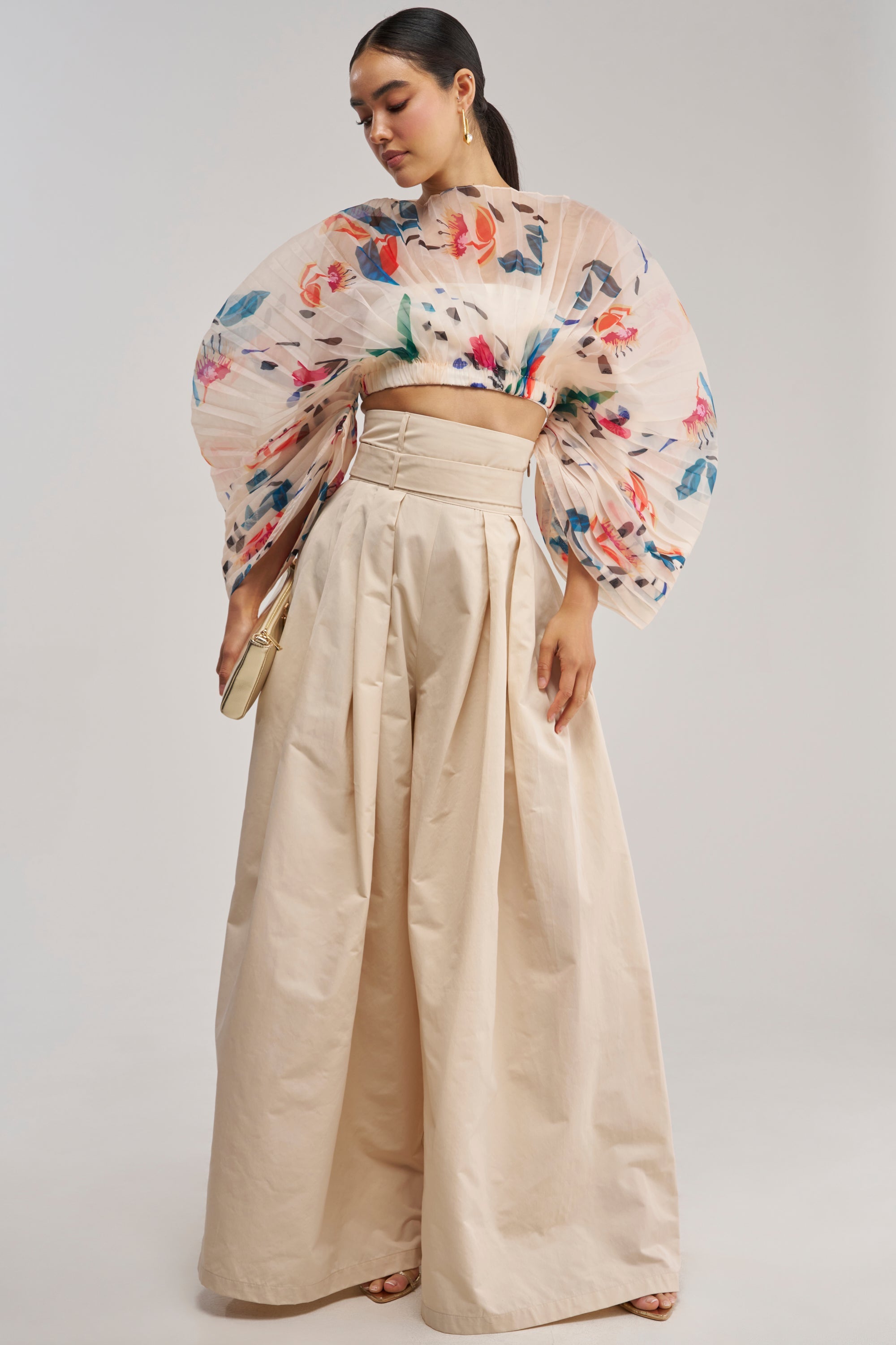 CANDY RAIN PLEATED BLOUSE