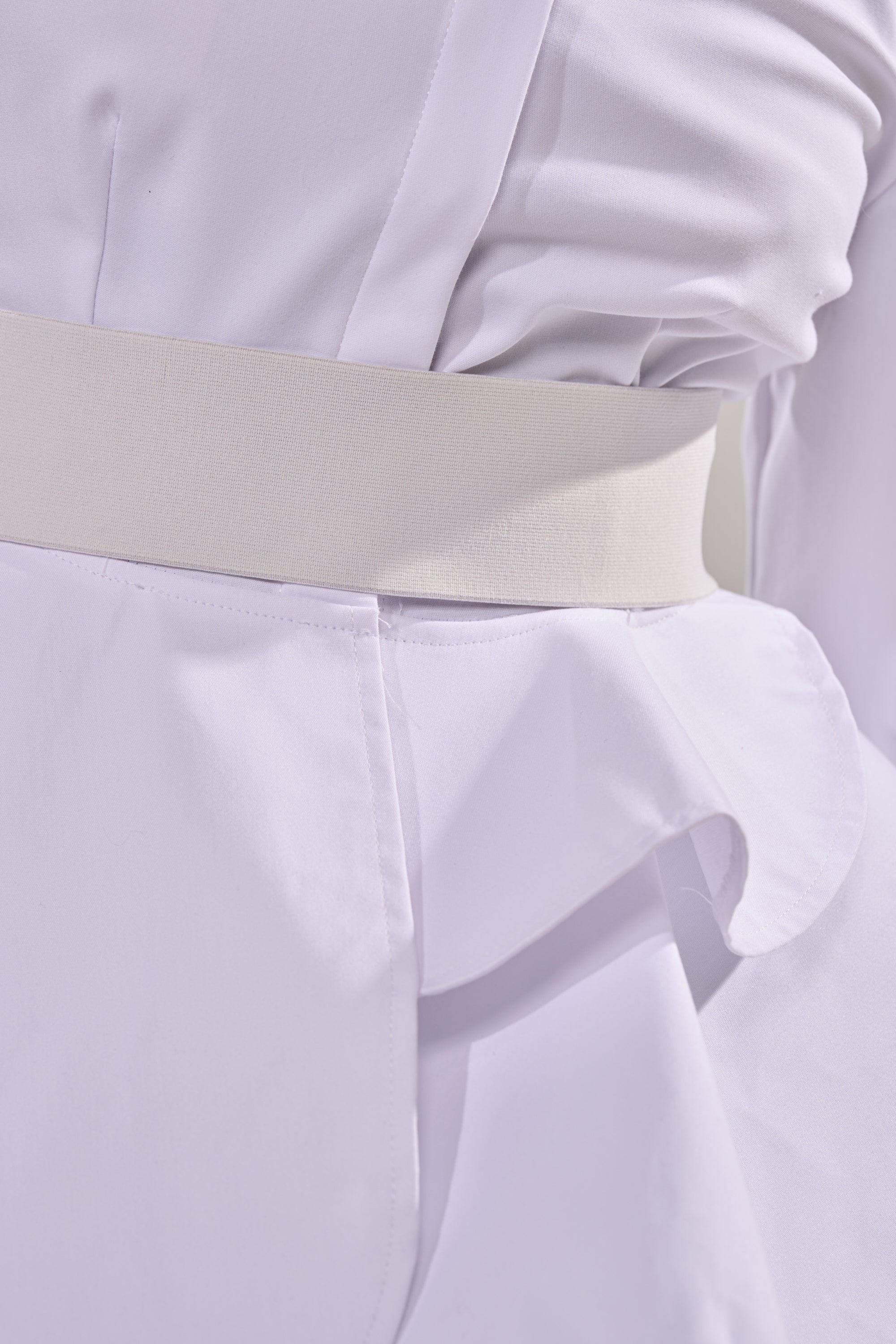 ELEGANT PEPLUM BUTTON DOWN BLOUSE