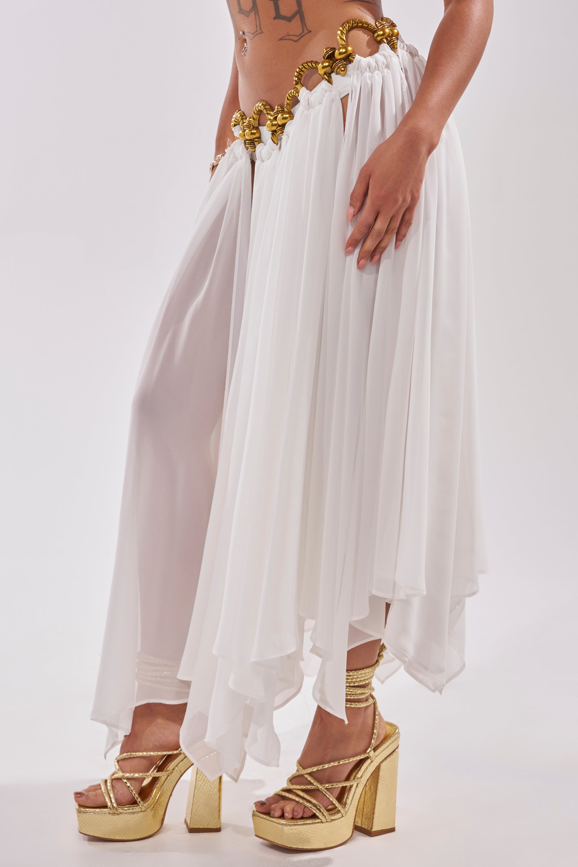 DESERT VIBES MIDI SKIRT
