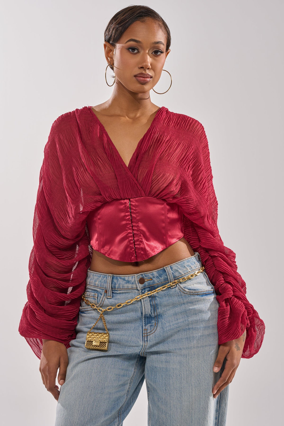 GIRLY PLZ BLOUSE