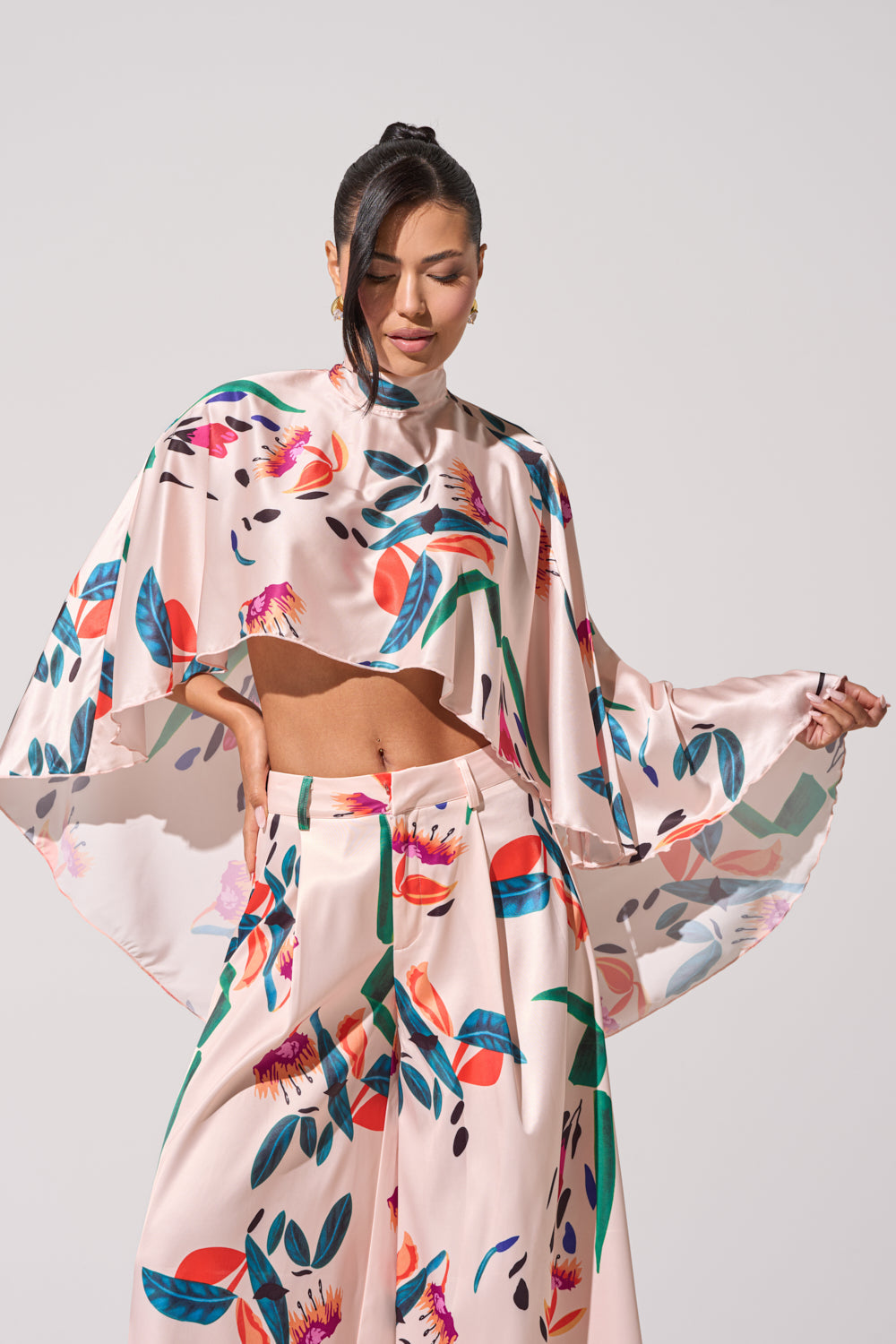 CANDY RAIN SATIN BLOUSE