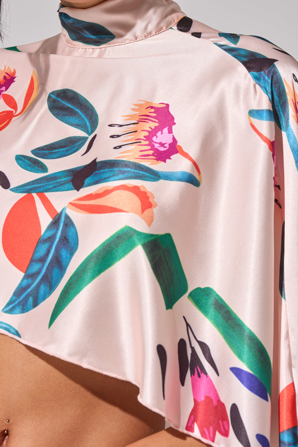 CANDY RAIN SATIN BLOUSE
