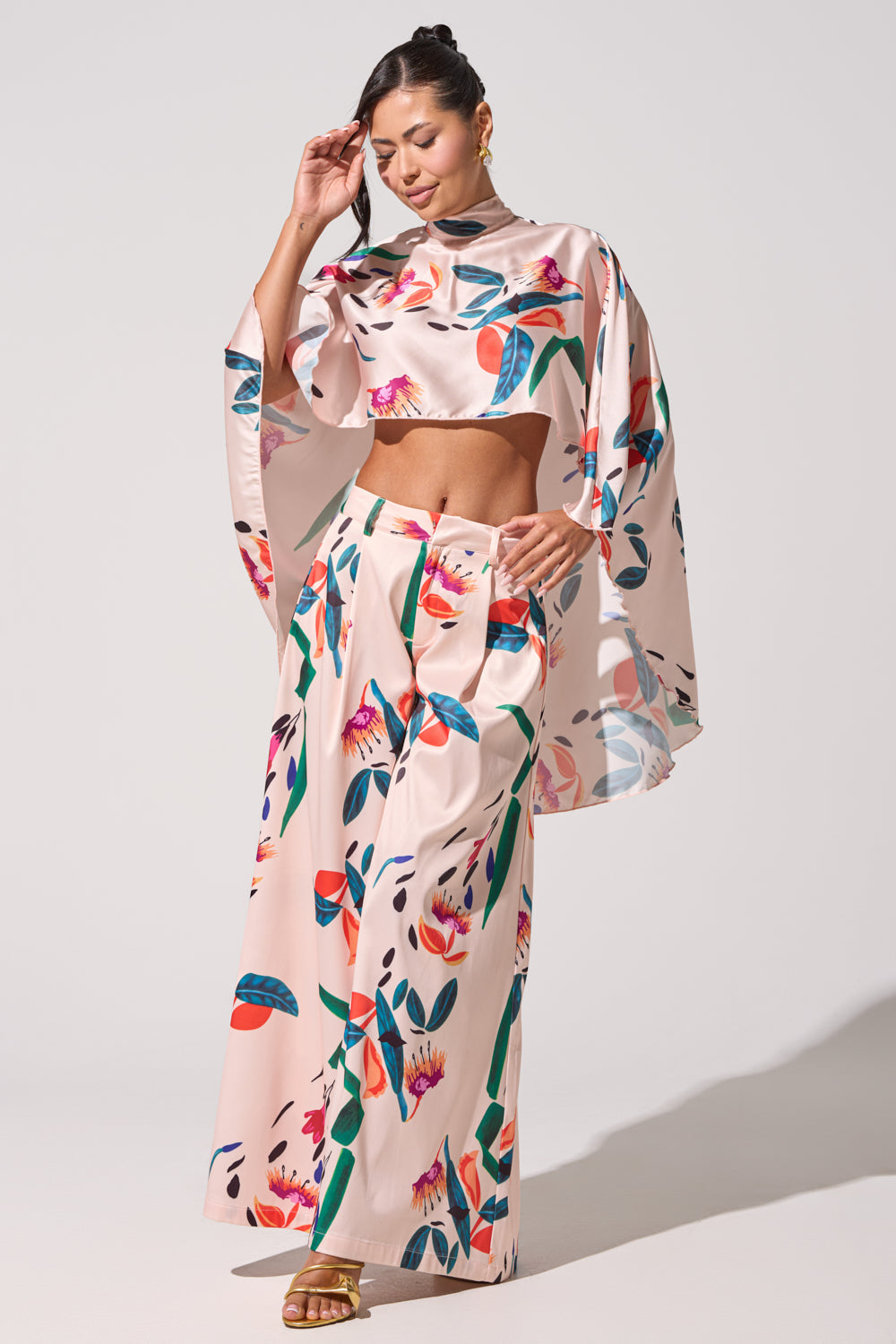CANDY RAIN SATIN BLOUSE