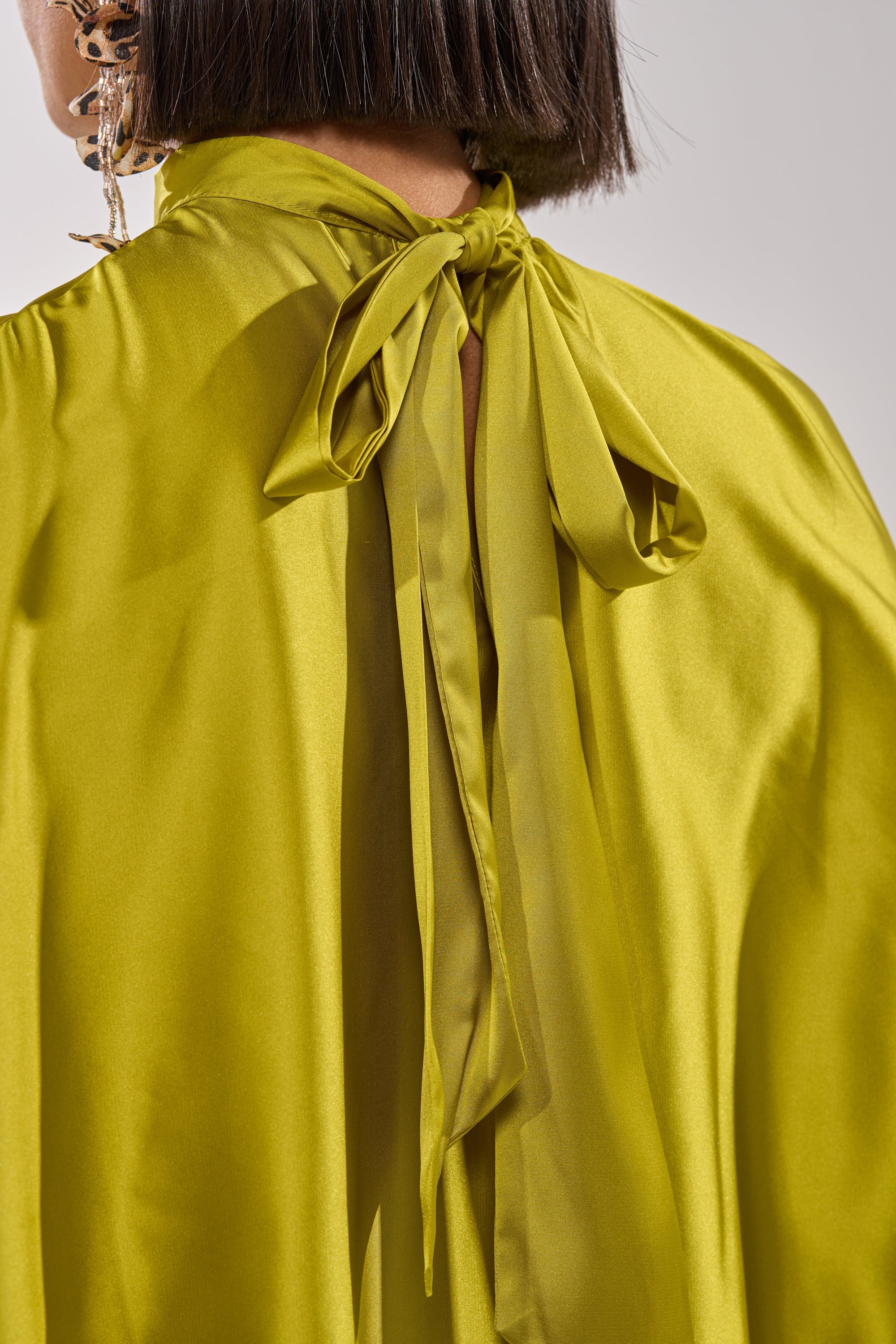 BABY MAKE A MOVE BLOUSE IN CHARTRUESE