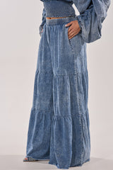 DENIM FOR DAYS PALAZZO PANT