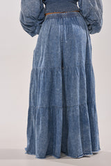 DENIM FOR DAYS PALAZZO PANT