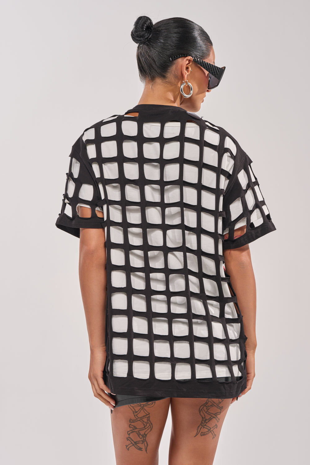 CHECKED OUT OVERSIZED TEE