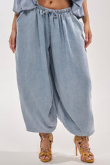 PUMPED UP DENIM BALLOON PANT