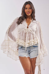 BRIDGETTE LONG SLEEVE BLOUSE