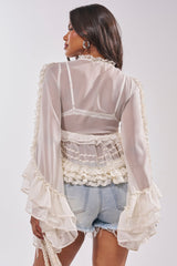 BRIDGETTE LONG SLEEVE BLOUSE