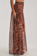 MOONLIGHT TIGER PALAZZO PANTS