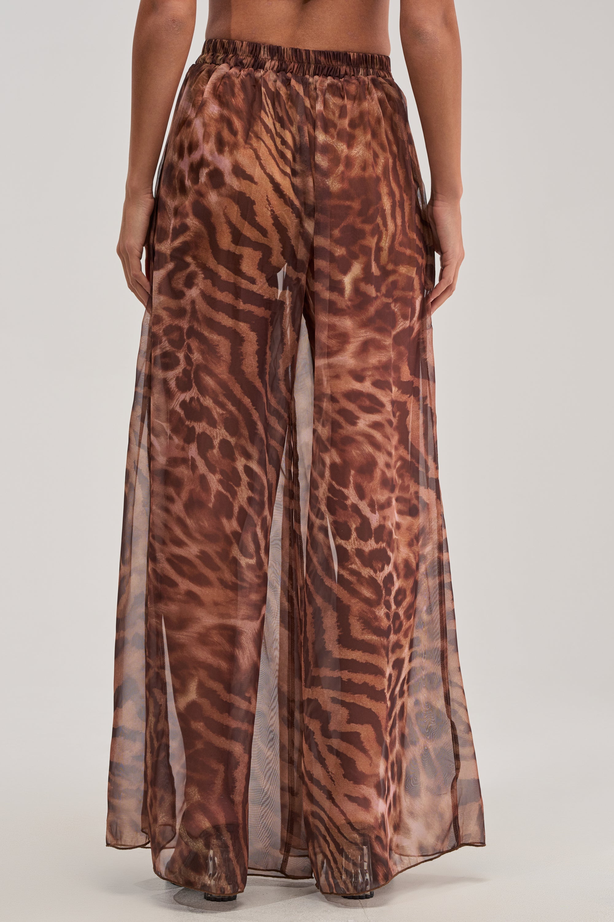 MOONLIGHT TIGER PALAZZO PANTS