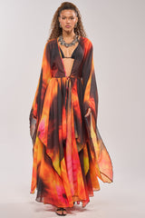 GIRL ON FIRE CHIFFON CARDIGAN