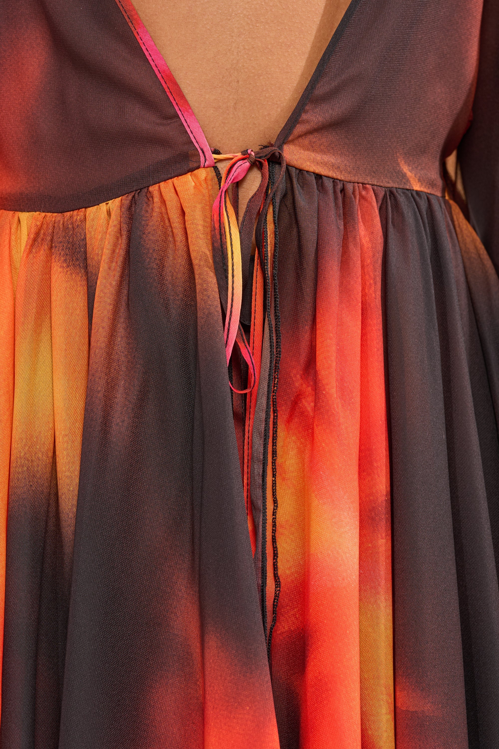 GIRL ON FIRE CHIFFON CARDIGAN