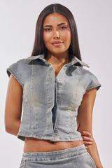 JOSIE DENIM BLOUSE