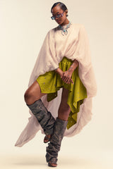 HEAD IN THE CLOUDS CHIFFON BLOUSE