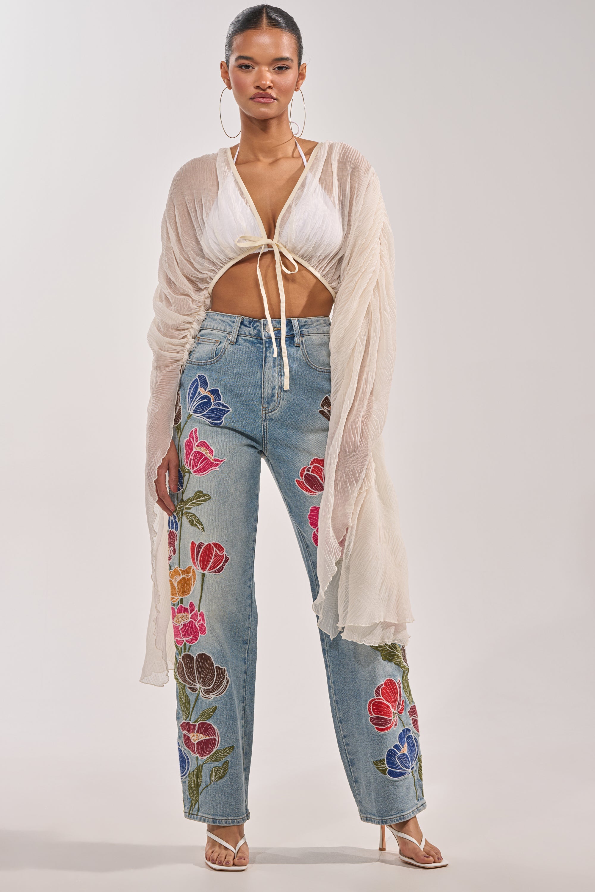 FLY AWAY CHIFFON BLOUSE