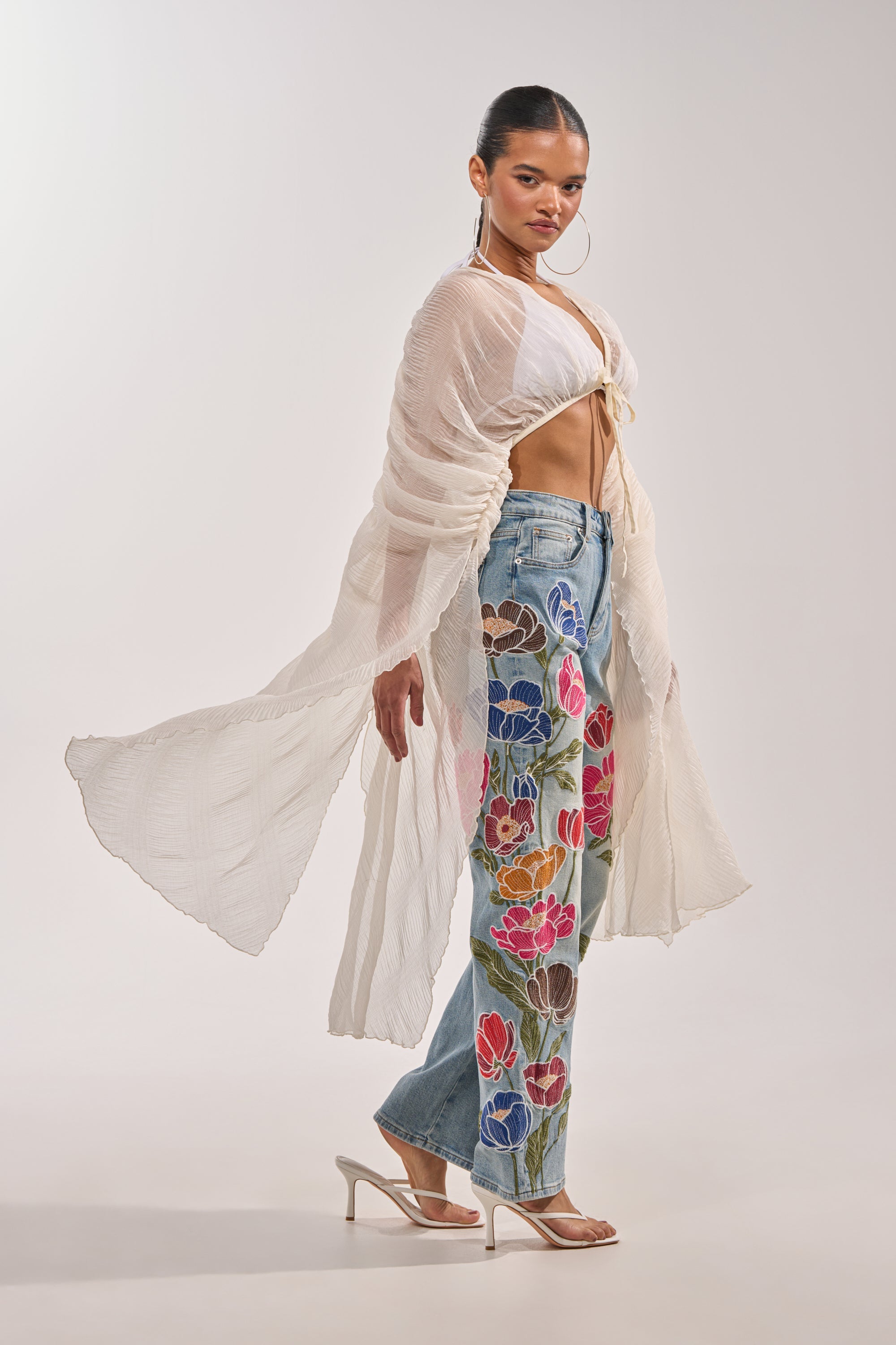 FLY AWAY CHIFFON BLOUSE