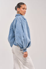 JULIANA DENIM BLOUSE