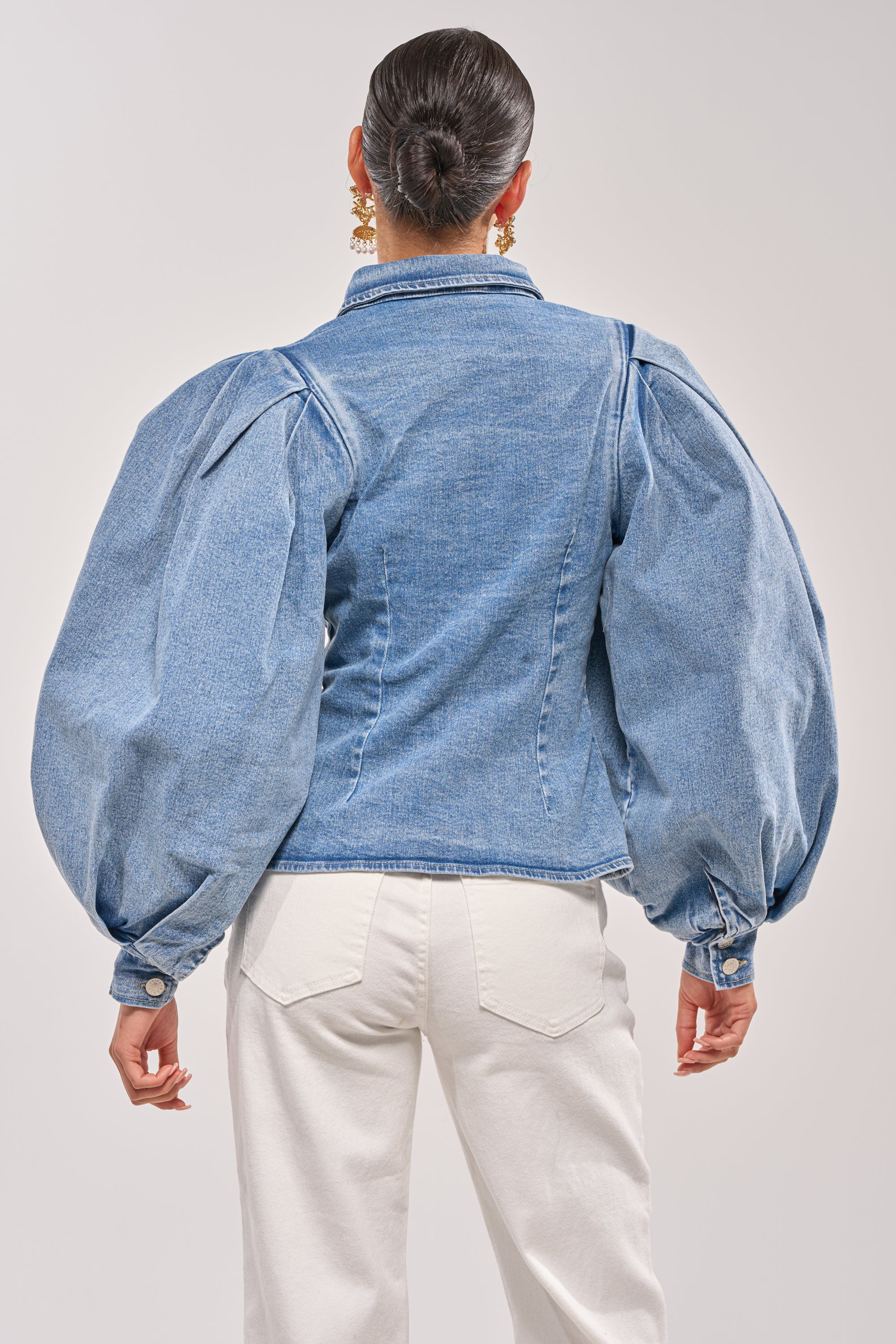JULIANA DENIM BLOUSE