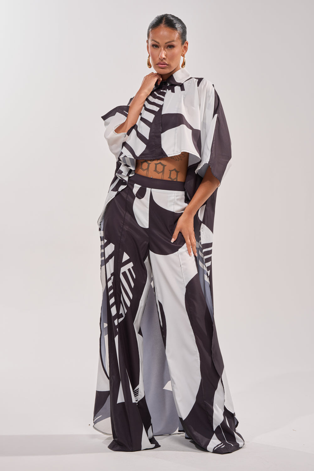 NOIR GODDESS PALAZZO PANT