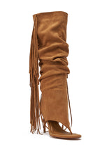 AZALEA WANG JOHANNA TAN FRINGE GLADIATOR SANDAL