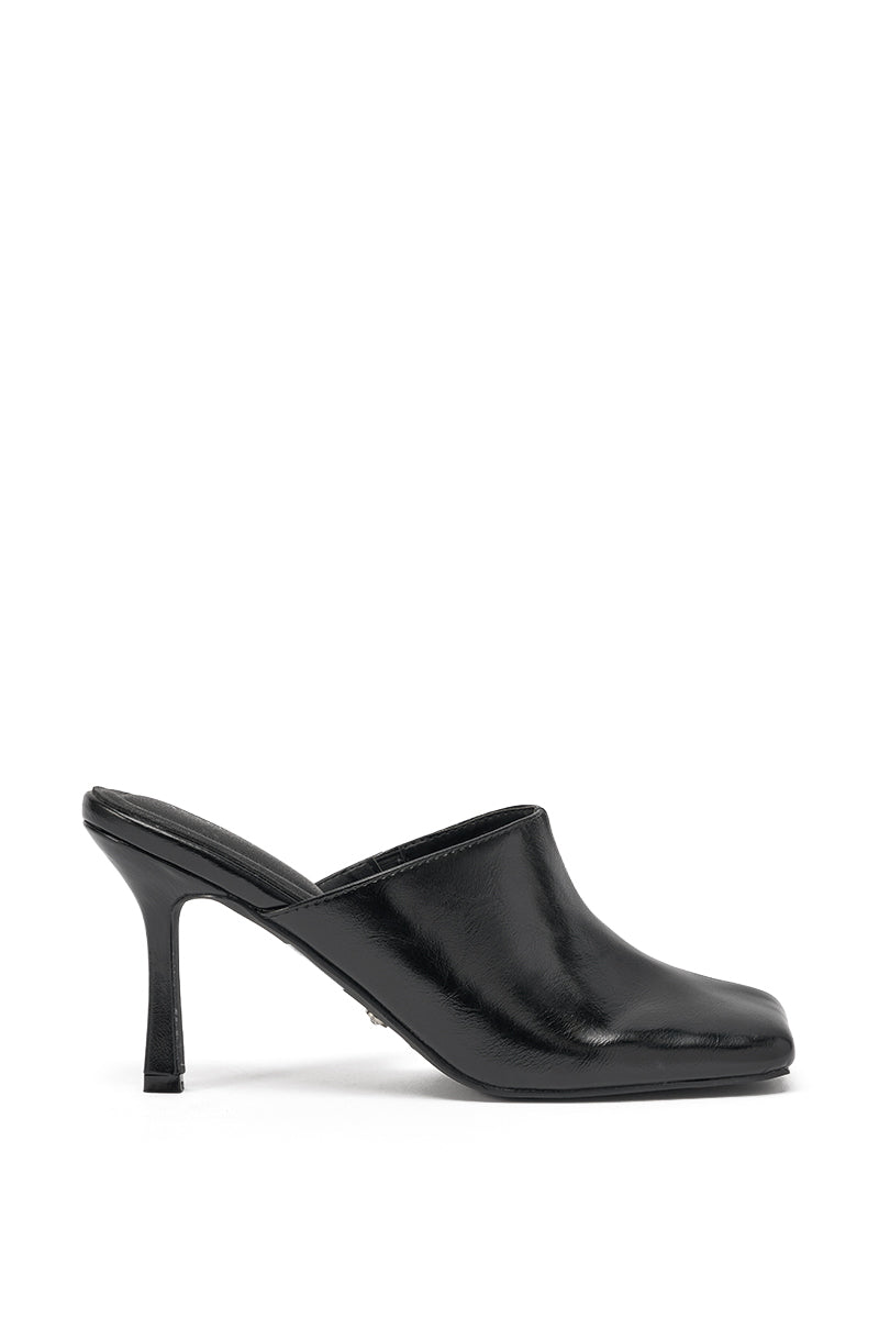 AZALEA WANG JONENE BLACK STILETTO MULE