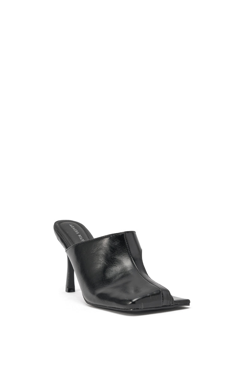AZALEA WANG JONENE BLACK STILETTO MULE