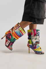 AZALEA WANG JONICE MULTI OPEN TOE BOOTIE