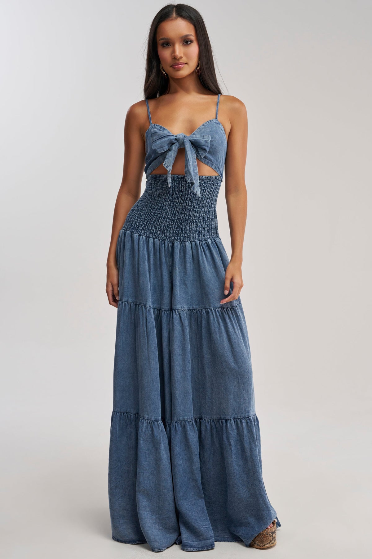JUMPIN AROUND DENIM JUMPSUIT