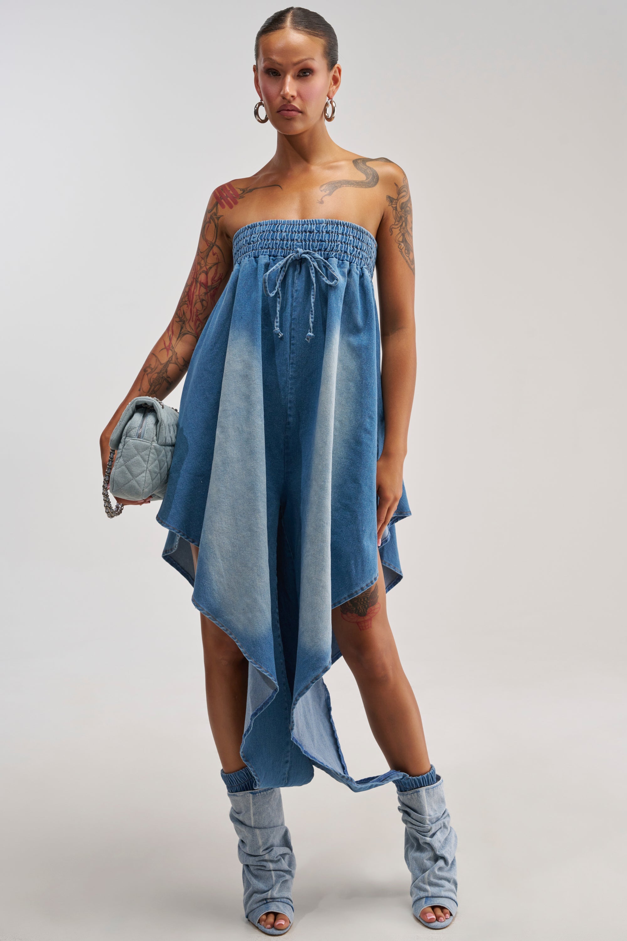 DIFFERENT FROM THE REST DENIM JUMPSUIT