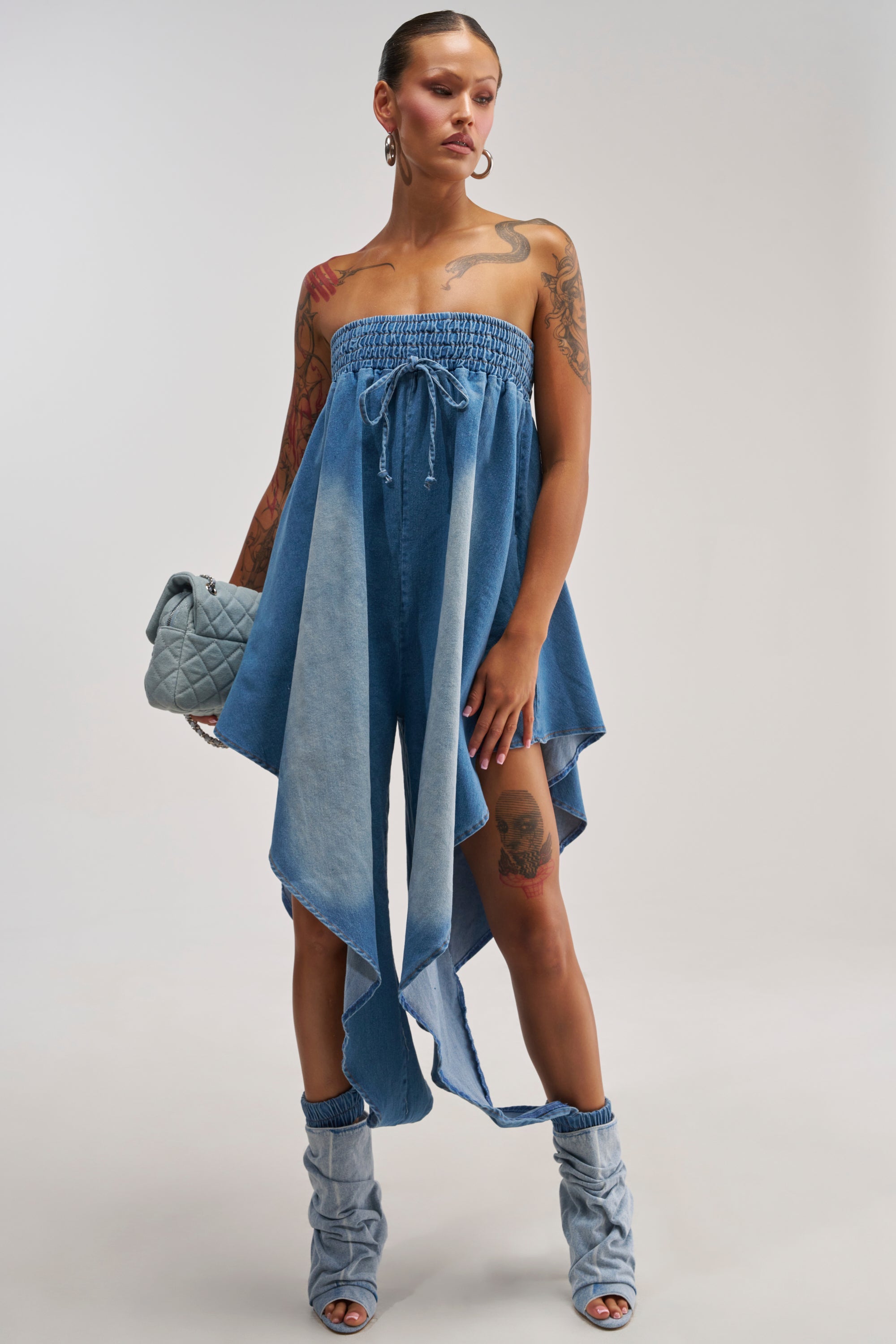 DIFFERENT FROM THE REST DENIM JUMPSUIT