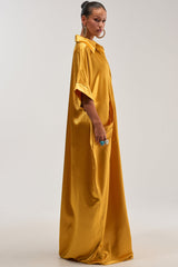 SHE'S RICH OVERSIZED JUMPSUIT IN MUSTARD