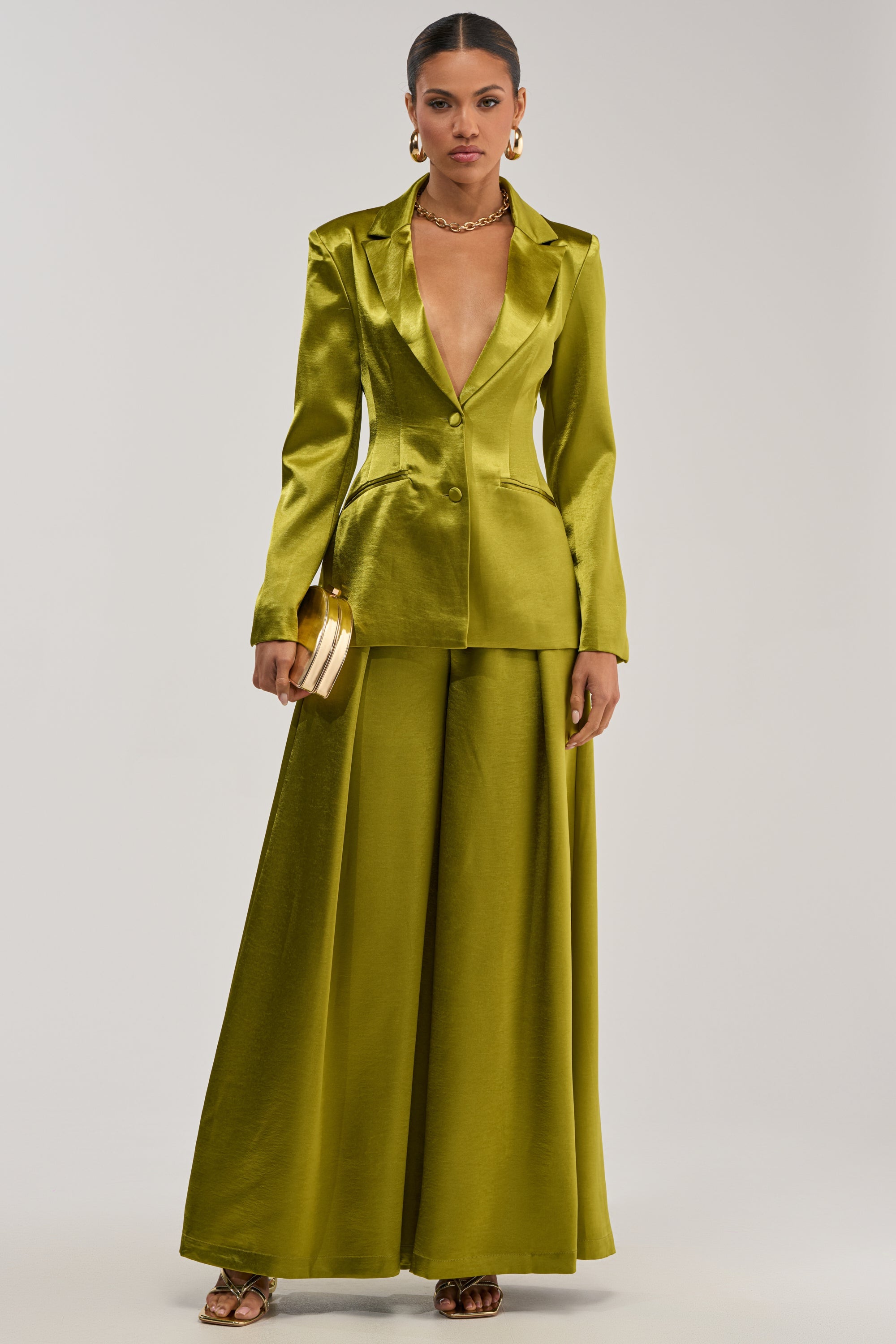LUCKY ONE SATIN TROUSER